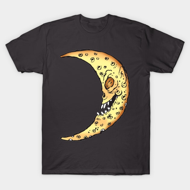 SICKLY MOON FACE T-Shirt by Armadillo Hat